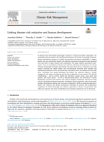 Linking disaster risk reduction and human development