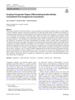 Escaping Transgender Stigma: Differentiating Gender Identity Concealment From Assigned Sex Concealment