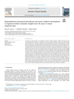 Regionalisation and general practitioner and nurse workforce development in regional northern Australia: Insights from 30 years of census migration data