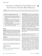 The impact of emergency triage practices on patient safety: A scoping review protocol