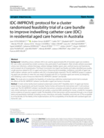 IDC-IMPROVE: protocol for a cluster randomised feasibility trial of a care bundle to improve indwelling catheter care (IDC) in residential aged care homes in Australia