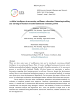 Artificial Intelligence in accounting and finance education: Enhancing teaching and learning for business transformation and economic growth