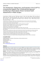 The Development, Deployment, and Evaluation of the CLEFT-Q Computerized Adaptive Test: A Multimethods Approach Contributing to Personalized, Person-Centered Health Assessments in Plastic Surgery