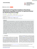 Optimisation of Drop-Sheet Sampling in Macadamia (Macadamia integrifolia) Orchards: An Optimised Method for Monitoring Insect Ecology