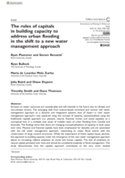 The roles of capitals in building capacity to address urban flooding in the shift to a new water management approach