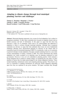 Adapting to climate change through local municipal planning: barriers and challenges