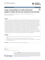 Large-scale patterns in lake dissolved organic matter driven by nutrients and climate