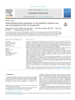 Understanding family experience in the paediatric intensive care unit: Development of the 3Cs Framework