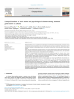 Unequal burdens of work stress and psychological distress among artisanal gold miners in Ghana