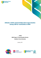 Attitudes, beliefs and knowledge about organ donation among LGBTQ+ communities in NSW
