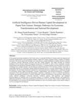 Artificial Intelligence-Driven Human Capital Development in Papua New Guinea: Strategic Pathways for Economic Transformation and National Development