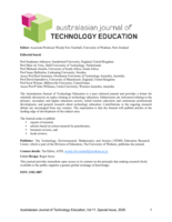 Agency in the making: Empowering pre-service technologies teachers