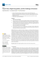 Smart Cities, Digital Inequalities, and the Challenge of Inclusion