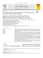 Effect of dispositional optimism and pessimism on the relationship between stressful life events and late-life depression