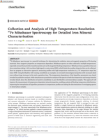 Collection and Analysis of High Temperature‐Resolution 57Fe Mössbauer Spectroscopy for Detailed Iron Mineral Characterisation