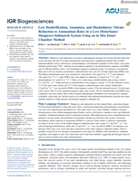 Low Denitrification, Anammox, and Dissimilatory Nitrate Reduction to Ammonium Rates in a Low Disturbance Mangrove‐Saltmarsh System Using an in Situ Intact Chamber Method