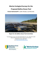 Marine Ecological Surveys for the Proposed Ballina Ocean Pool Report for the Ballina Ocean Pool Committee