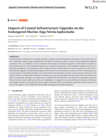 Impacts of Coastal Infrastructure Upgrades on the Endangered Marine Alga Nereia lophocladia