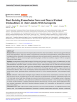 Dual-Tasking Exacerbates Force and Neural Control Unsteadiness in Older Adults With Sarcopenia