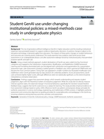 Student GenAI use under changing institutional policies: a mixed-methods case study in undergraduate physics