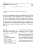 Blue-Green Horizons: Redefining Alginate Bioplastics with Spirulina Dyes