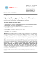 Engineering students' engagement with generative AI: Perceptions, practices, and implications for learning and teaching